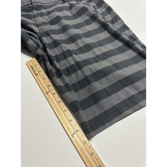 Lululemon Shorts Mens 38 Grey Striped Athletica Kahuna Bermuda Golf Performance - Picture 13 of 13